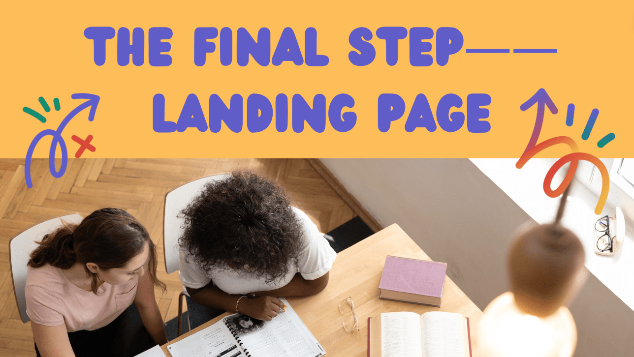 The Final Step——Landing Page