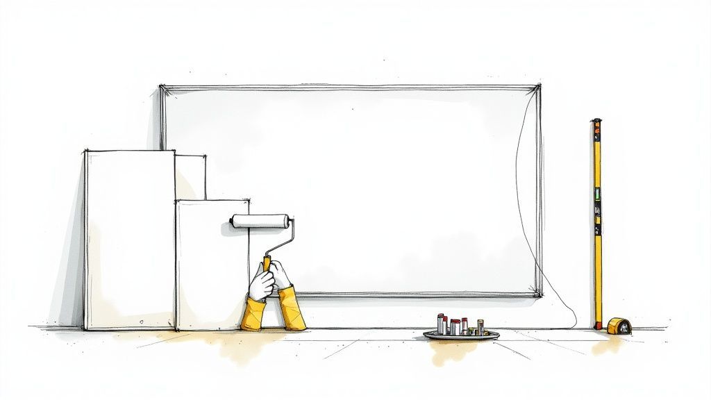 Build a Custom DIY White Board for Any Space