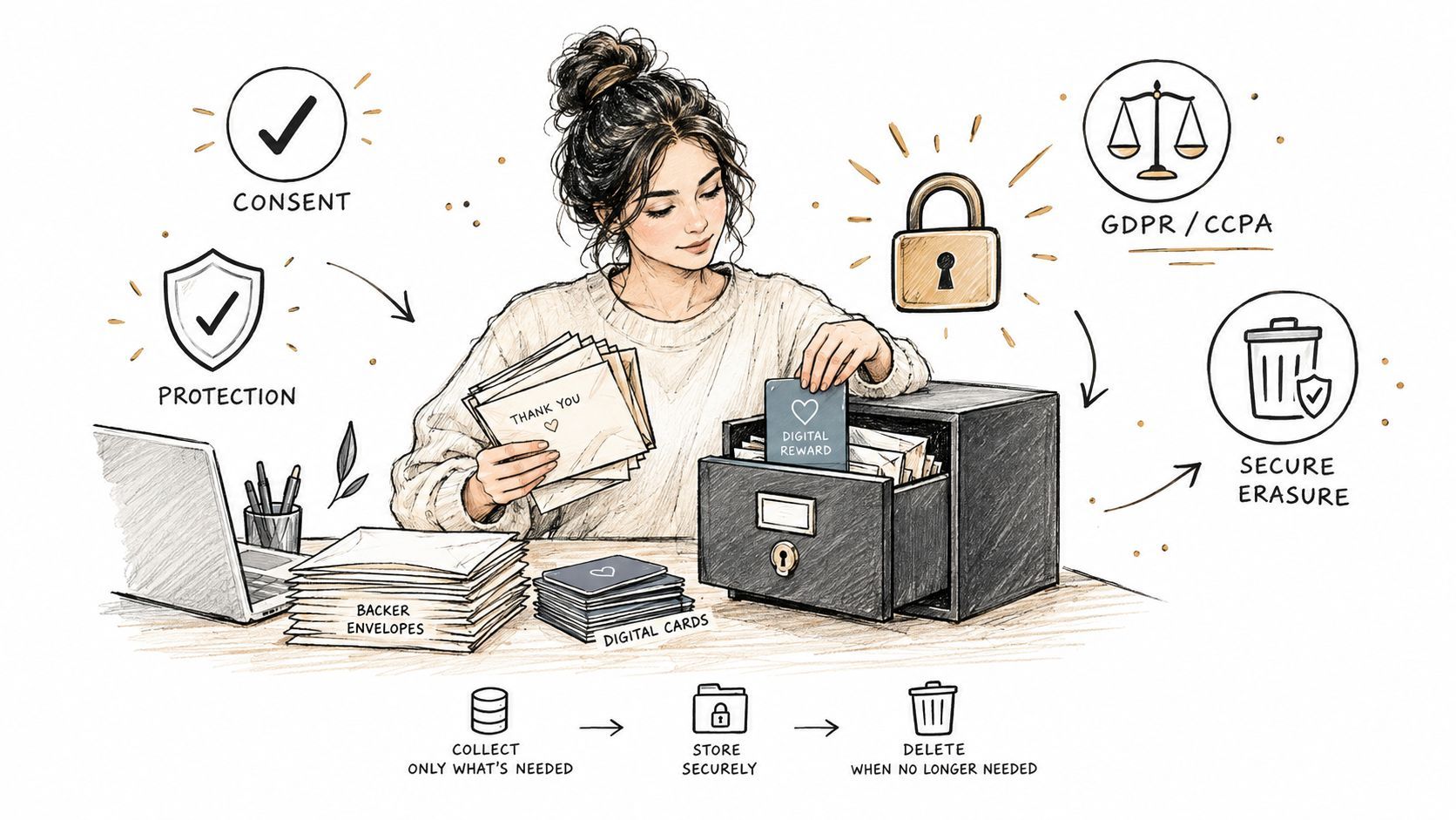 Data Privacy Best Practices for Crowdfunding Creators