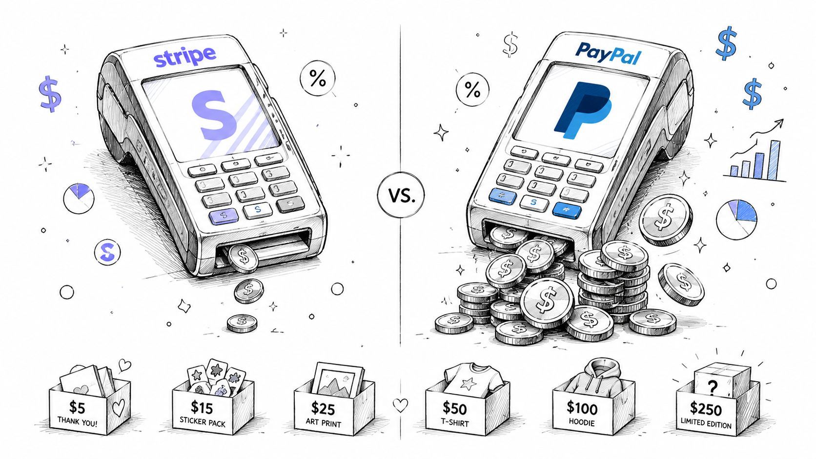 Stripe vs PayPal Fees: Real Cost for Crowdfunding Creators