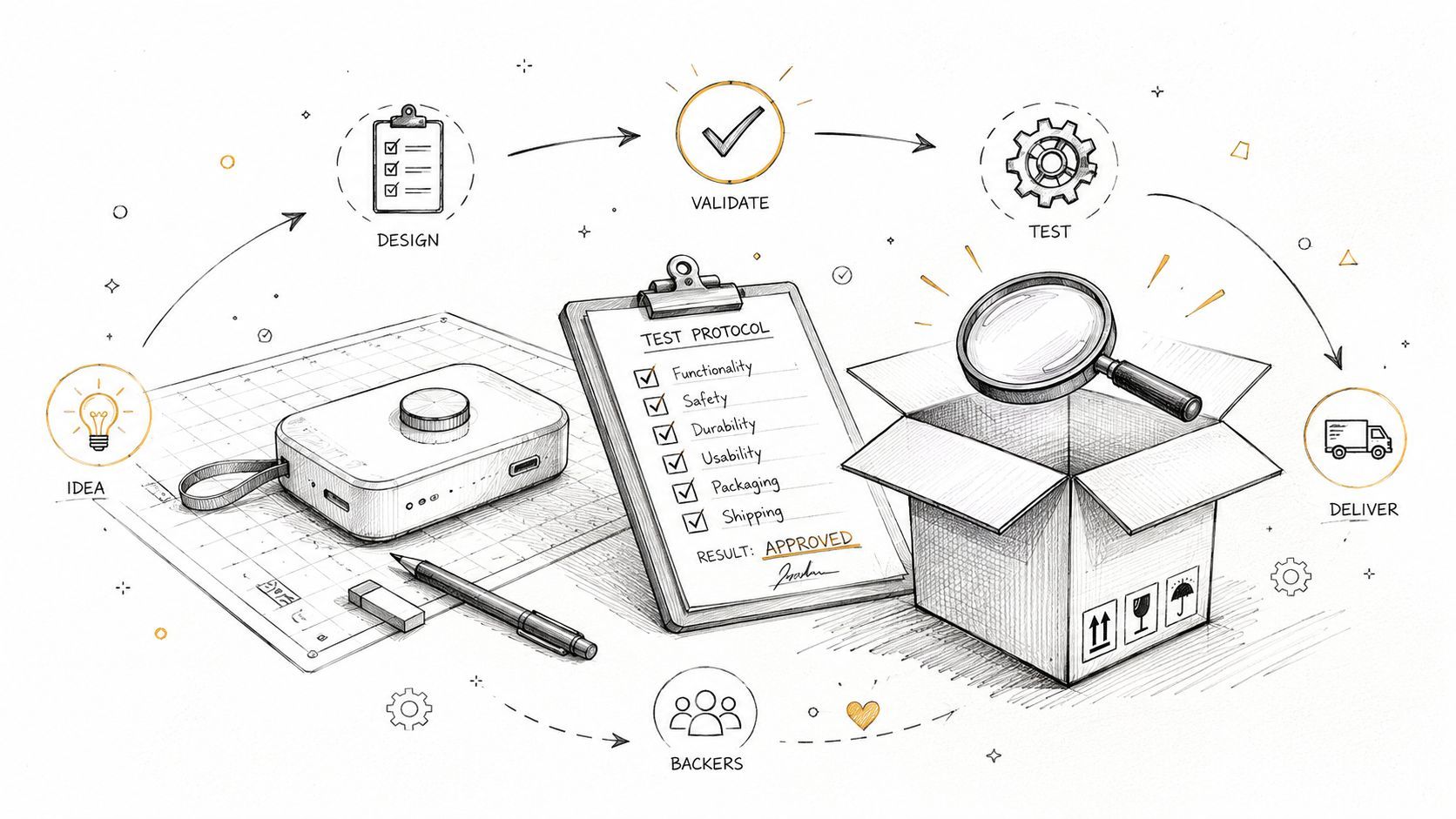 How to Build Testing Protocols for Crowdfunding Products